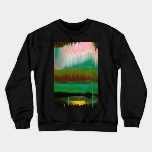 Uluru Australia Glitch - Contemporary Exclusive Modern Design Crewneck Sweatshirt